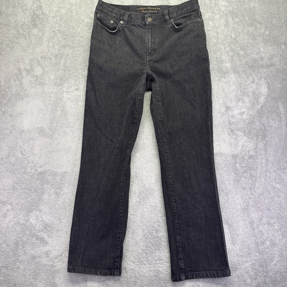 Lauren Jeans Co‎ Ralph Lauren Women's Dark Wash Straight Leg Jeans Size 6P